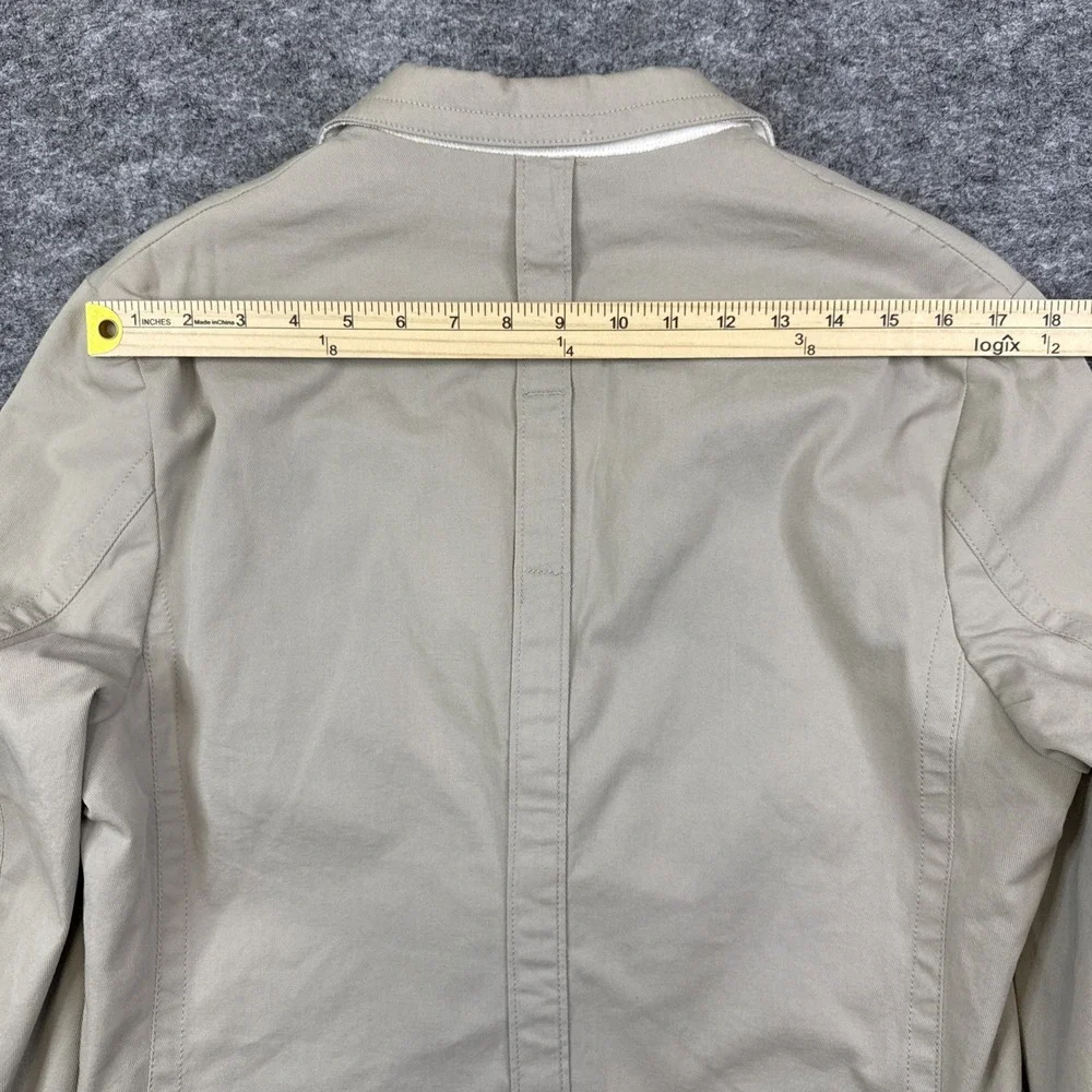 Banana Republic blazer‎ men's 38R neutral sand cotton stretch modern slim fit